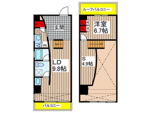 ＤＩＭＥＮＳＩＯＮ－５の物件間取画像